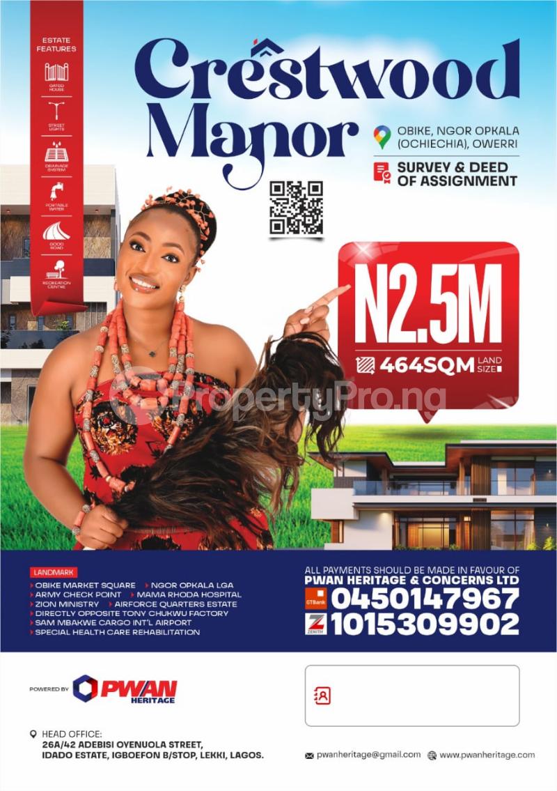 Land for sale Obike Owerri Imo