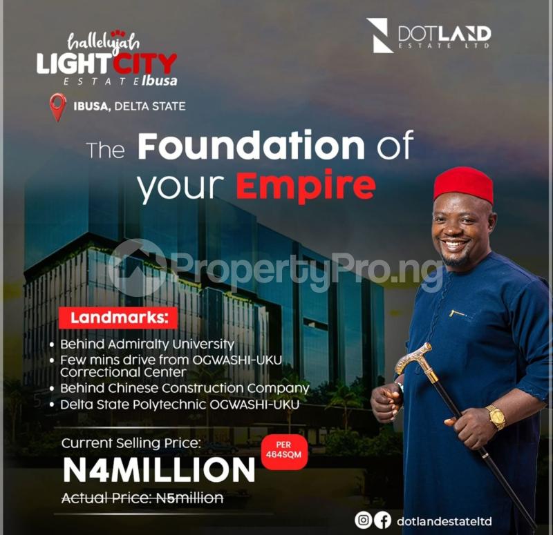 Land for sale Ibusa Delta State Asaba Delta