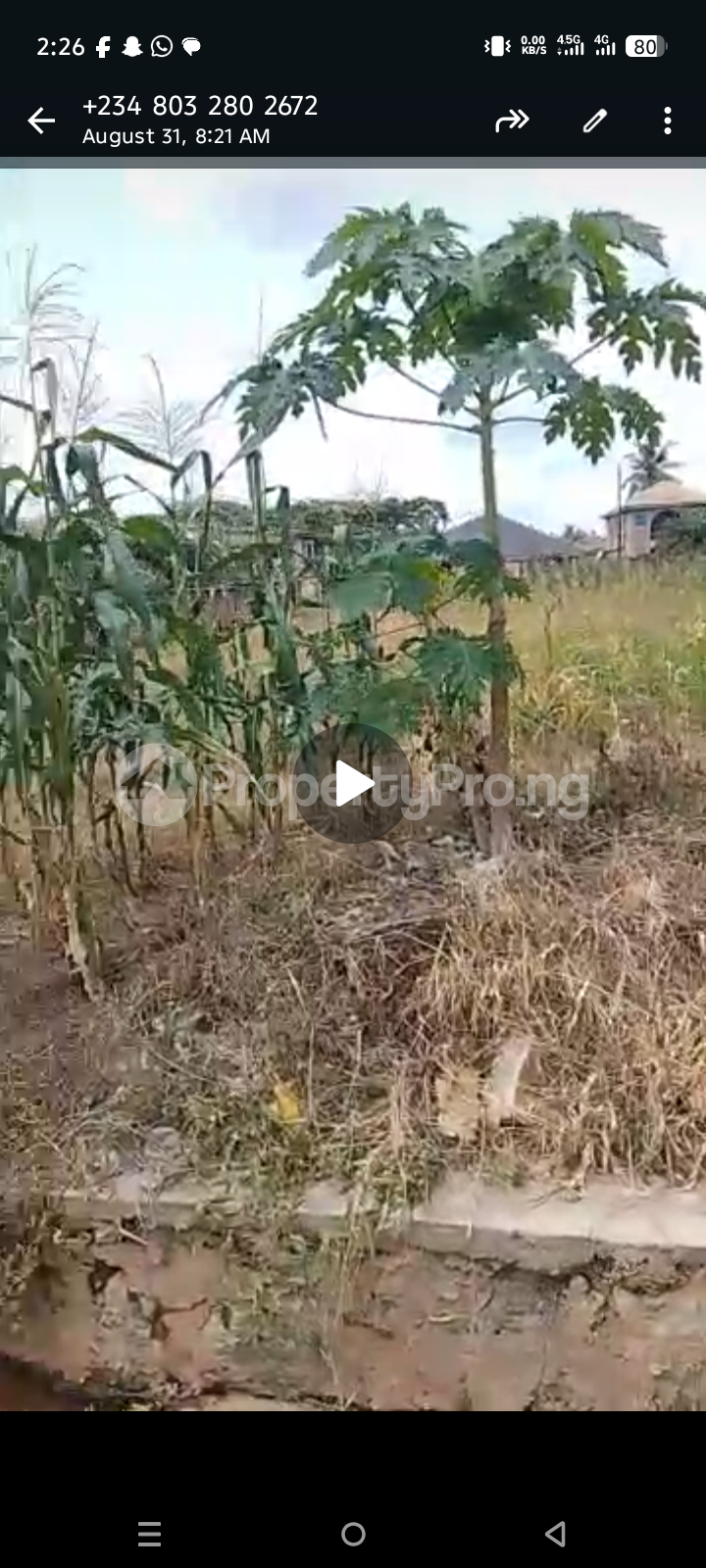 Land for sale Apata Apata Ibadan Oyo
