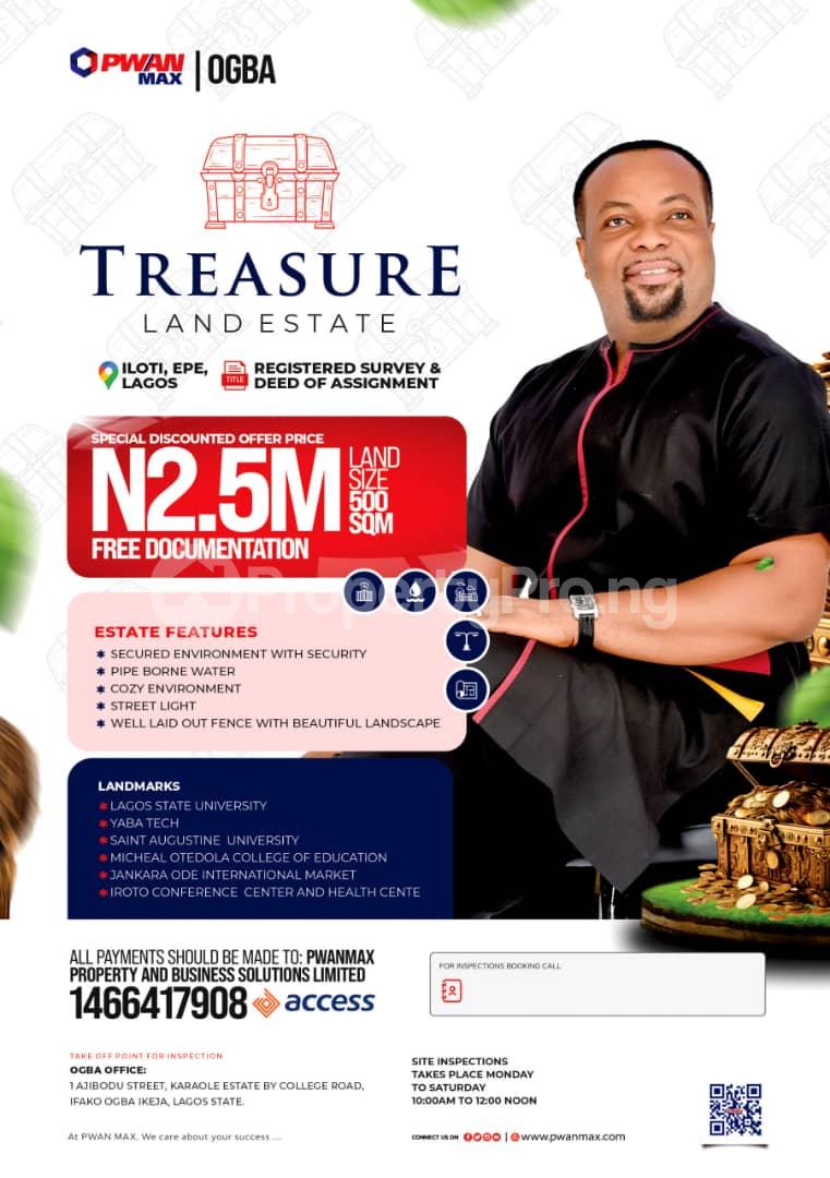 Land for sale ?? *lagos State University* ?? *yaba Tech* ?? *saint Augustine University* ?? *micheal Otedola College Of Education Epe Lagos - 0