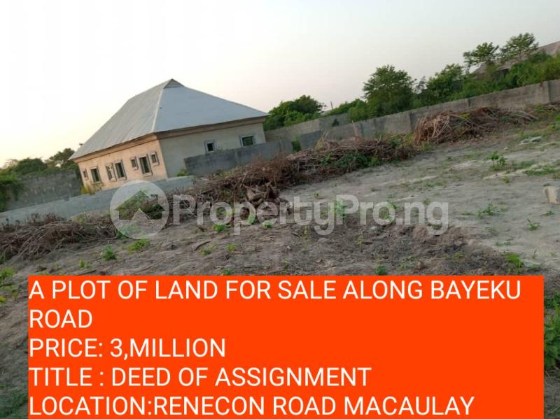Land for sale Yomi Catalyst Igbogbo Ikorodu Lagos