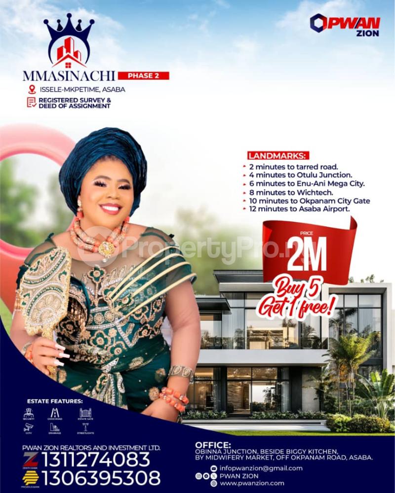 Land for sale  Asaba Delta