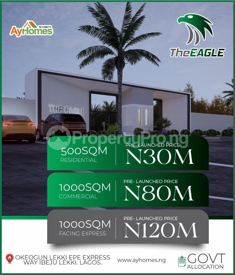 Land for sale Okeogun Epe Lagos