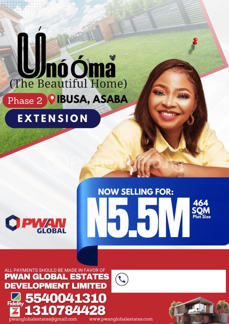 Land for sale Admiralty University ,chinese Construction Asaba Delta