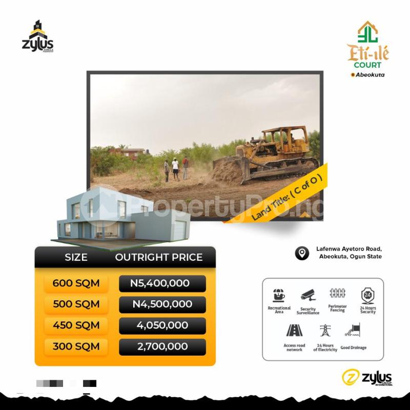 Land for sale   Abeokuta Ogun