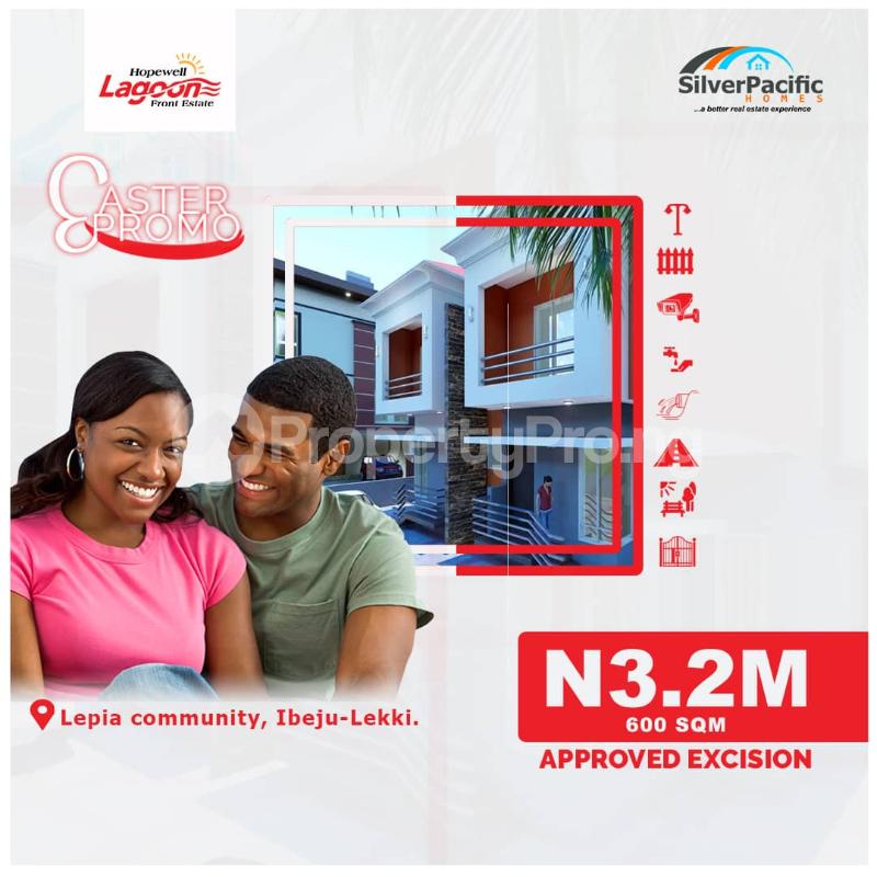 Land for sale Hopewell Lagoon Front Lepia, Ibeju Lekki LaCampaigne Tropicana Ibeju-Lekki Lagos