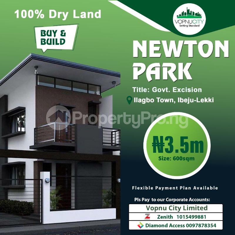 Land for sale Newton Park Estate With Government Approved Excision, Very Close To Lekki Free Trade Zone And Dangote Refinery Free Trade Zone Ibeju-Lekki Lagos - 0