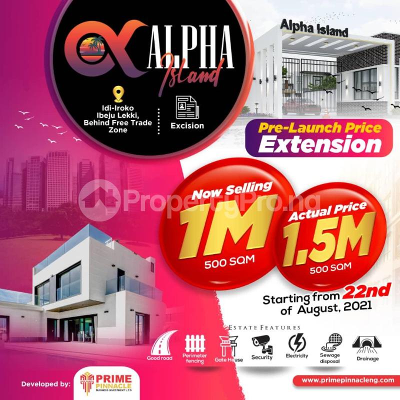 Land for sale Alpha Island Free Trade Zone Ibeju-Lekki Lagos