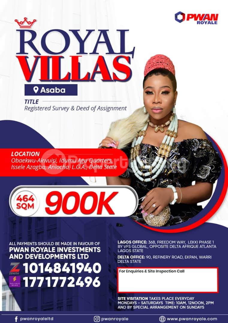 Land for sale Royal Villas Asaba Delta