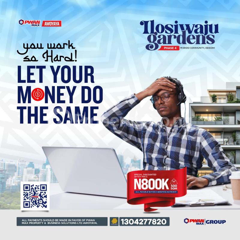 Land for sale Erido Community Odeomi, Ibeju-Lekki Lagos