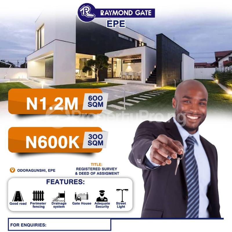 Land for sale Odoiragunshi Epe Road Epe Lagos