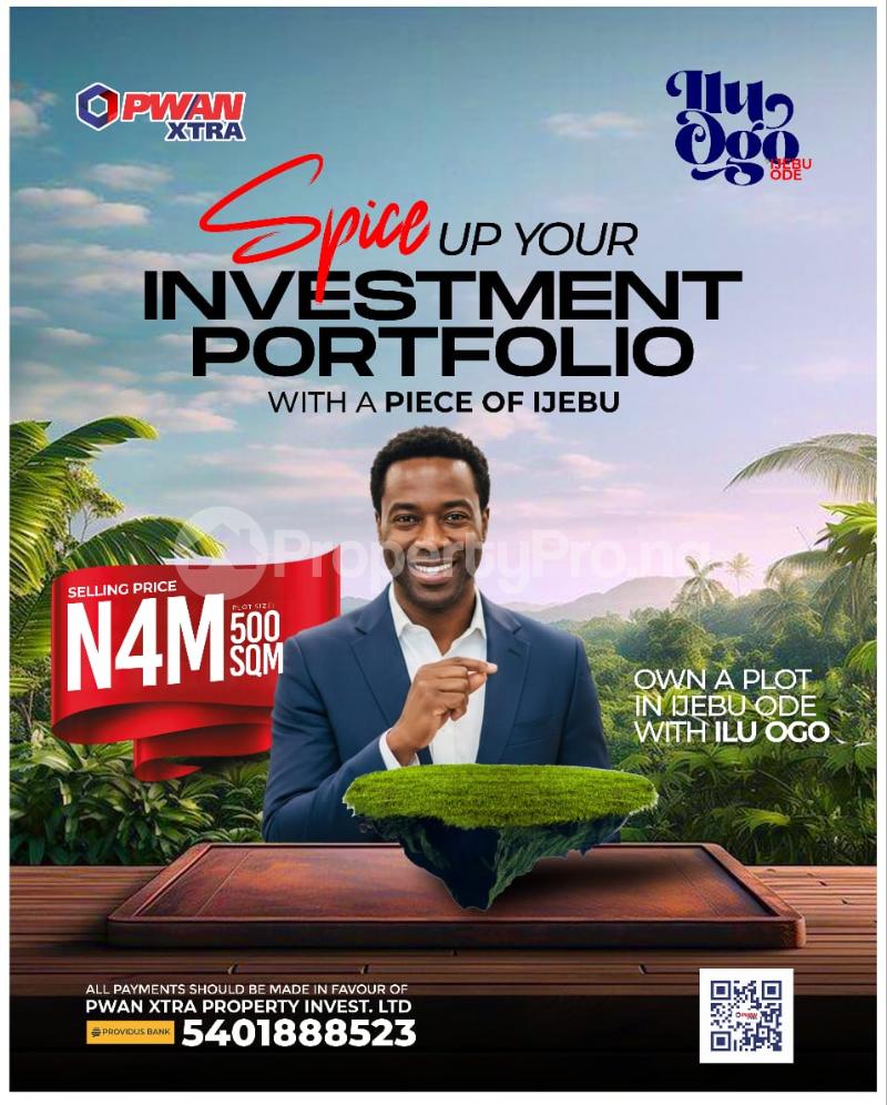 Land for sale ?? Nnpc Filling Station ?? Tai Solanri University Of Education ?? Saint Anthony Catholic Church ?? Conoil ?? Chicago Park And Garden Estate Ijebu Ode Ogun