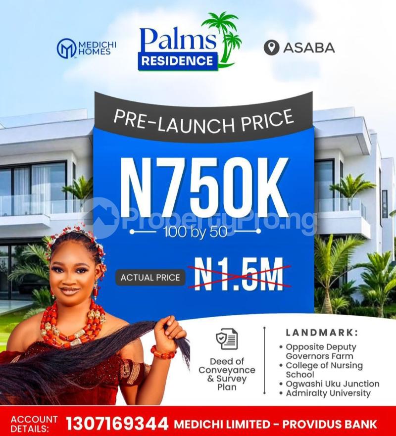 Land for sale Admiralty University Asaba Delta