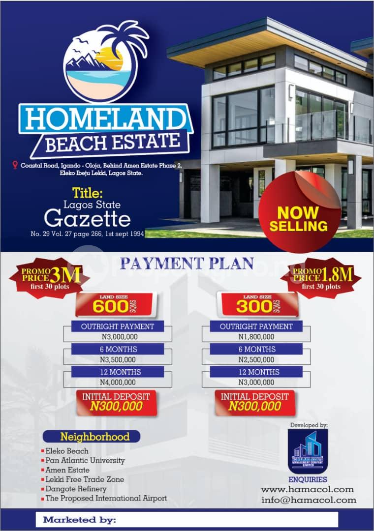 Land for sale Ibeju-Lekki Lagos