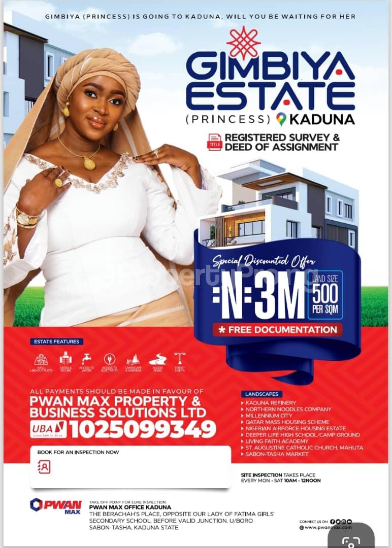 Land for sale Nearby Landmarks: ?? Kaduna Refinery ?? Northern Noodles Company ?? Millennium City ?? Qatar Mass Housing Scheme ?? Deeper Life High School & Camp Ground ?? Living Faith Academy Kaduna North Kaduna