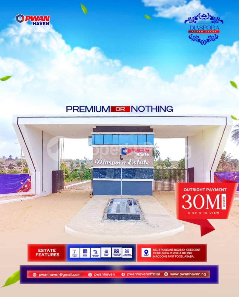Land for sale No 3 Roseline Bozimo Cresent Core Area Phase 3 Behind Macdons Fast Food Asaba Delta - 0