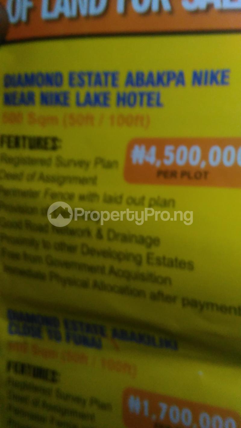 Land for sale Diamond Estate Abakpa Nike Near Nike Lake Hotel Enugu Enugu