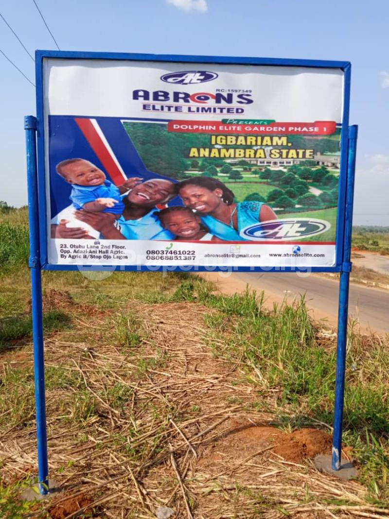 Land for sale Mbariam After Coscharis Rice Mill Opposite Odumegwu Ojukwu University First Gate Anambra Anambra - 0