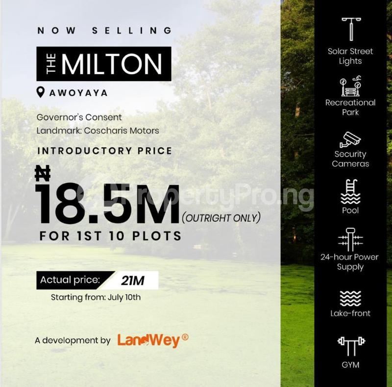 Land for sale Awoyaya Ajah Lagos