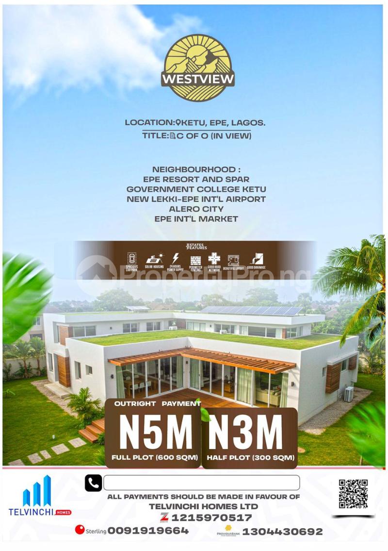Land for sale West View Estate Epe Road Epe Lagos - 0