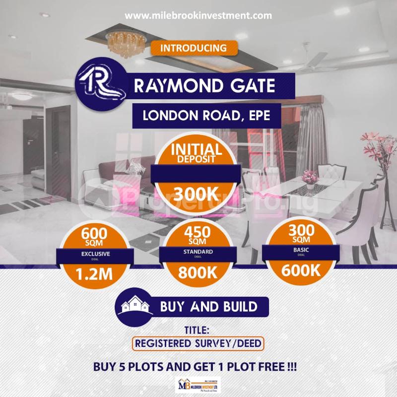 Land for sale Raymond Gate London Road Epe Epe Lagos