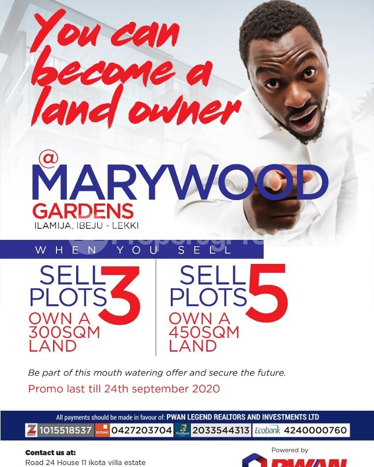 Land for sale Marywood Estate Ilamija Ibeju-Lekki Lagos