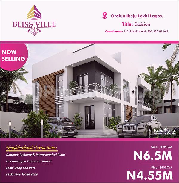 Land for sale Bliss Ville Or Of Un Ibeju Lekki Lagos Ogogoro Ibeju-Lekki Lagos