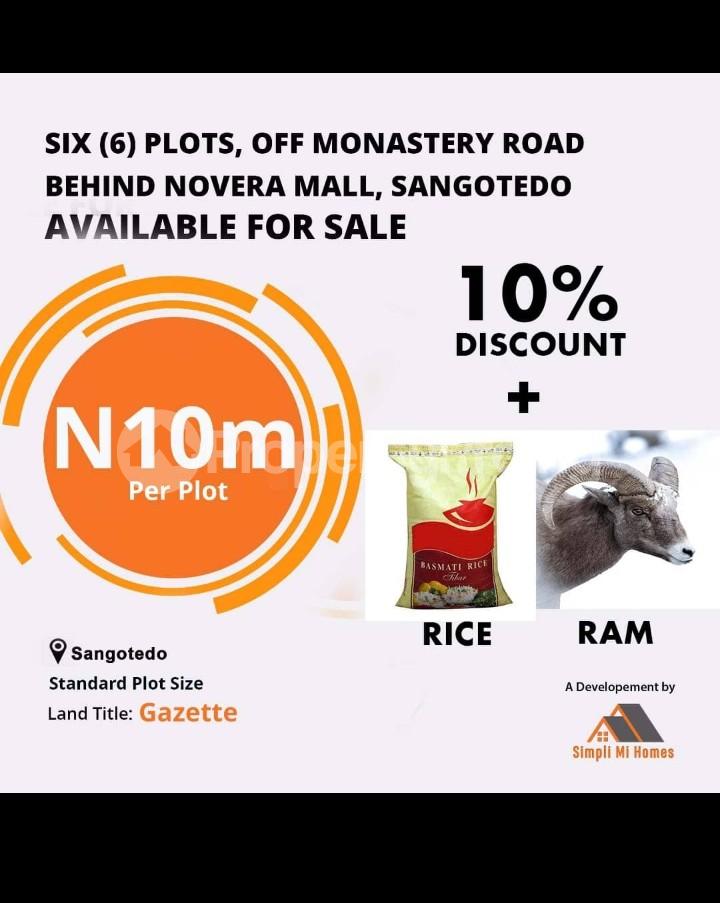 Land for sale Monastery Road Monastery road Sangotedo Lagos