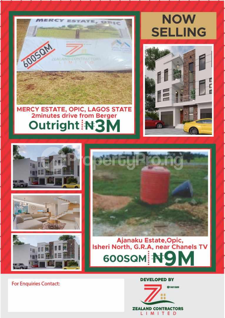 Land for sale Opic Estate By Berger Lagos State Berger Ojodu Lagos
