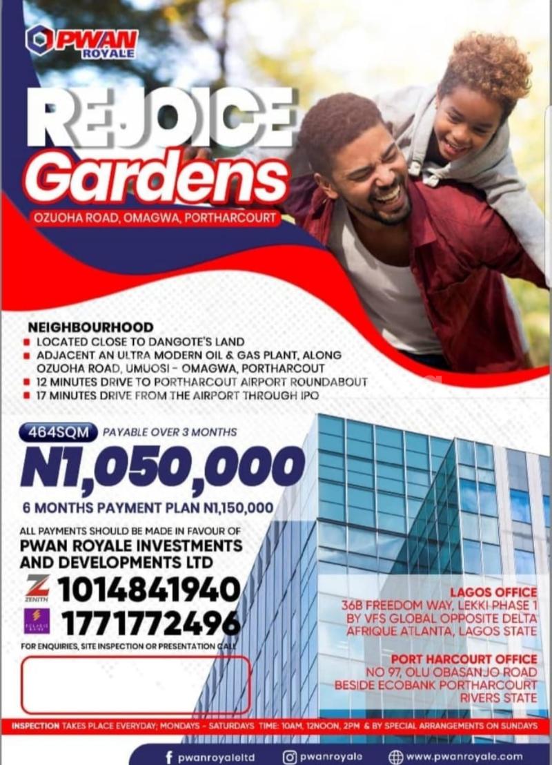 Land in Port Harcourt Rivers Land for sale in portharcourt Land in