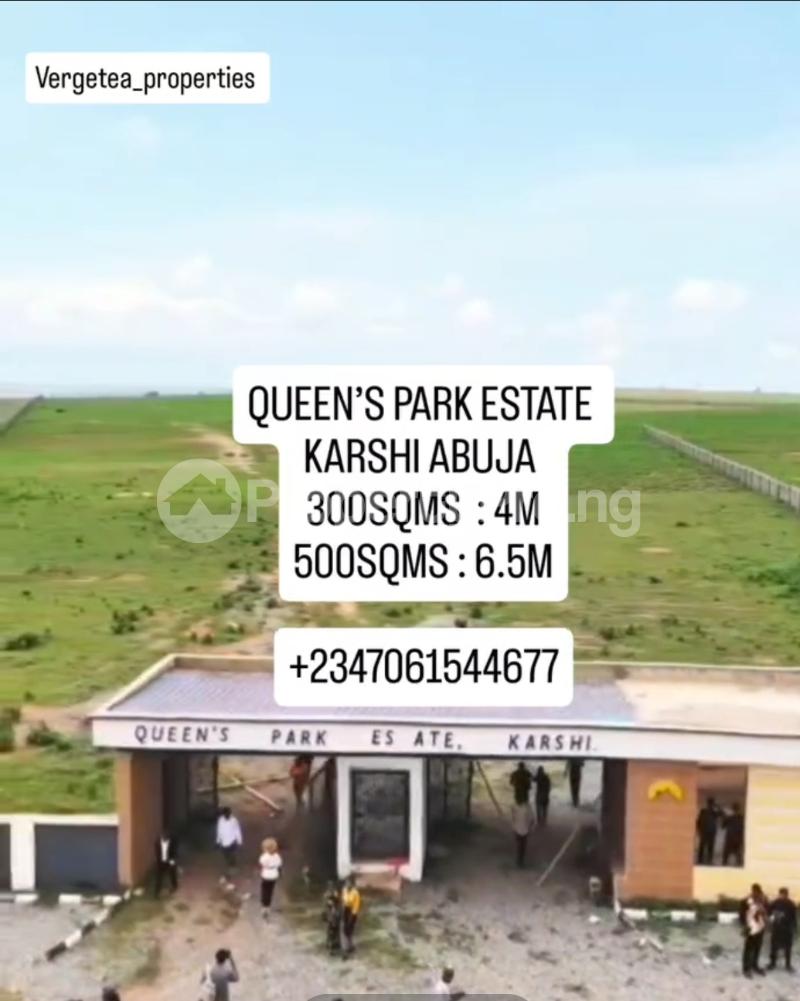 Land for sale Queens Park Estate Karshi Estate Central Area Abuja - 0