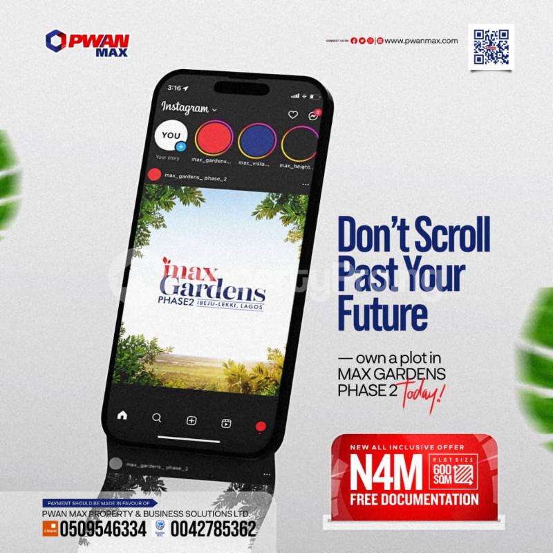 Land for sale Free Trade Zone La Campaign Tropicana Lekki Deep Sea Port Dangote Refinery And Other Pwan Estate Ibeju-Lekki Lagos