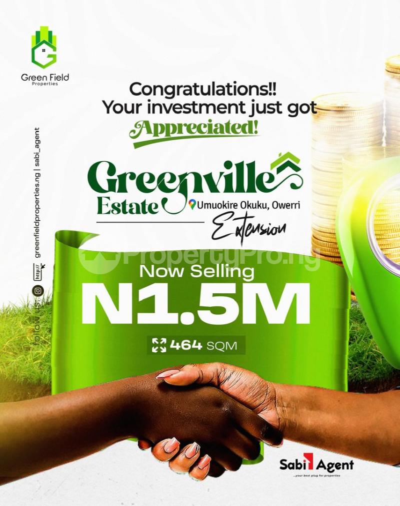 Land for sale Umuokire Okuku Owerri Imo