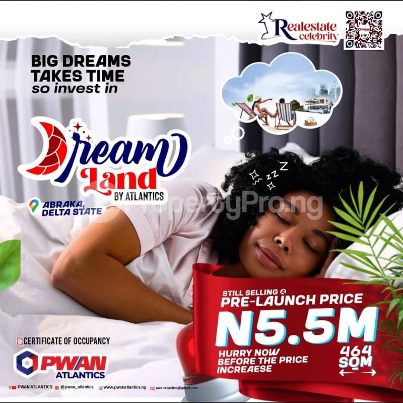 Land for sale Abraka Delta State Asaba Delta