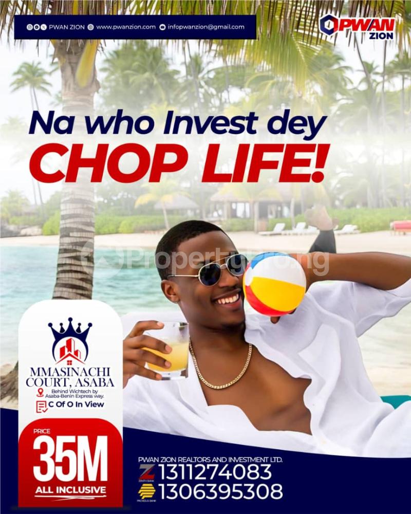 Land for sale Behind Wichtech Asaba Benin Expressway Asaba Delta - 0
