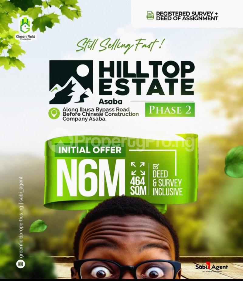 Land for sale Along Ibusa Bypass Road Before The Chinese Construction Company Asaba Delta