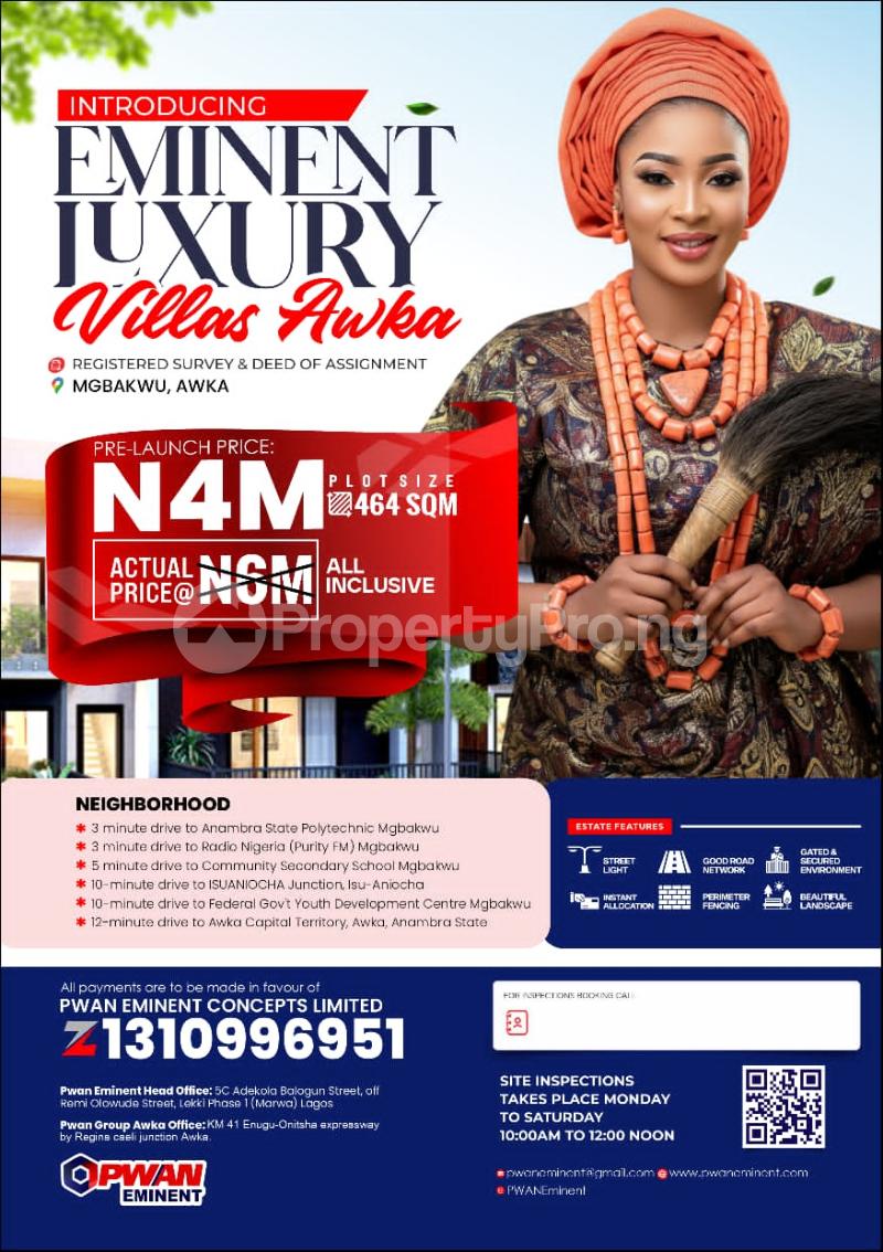 Land for sale Mgbakwu Awka North Anambra