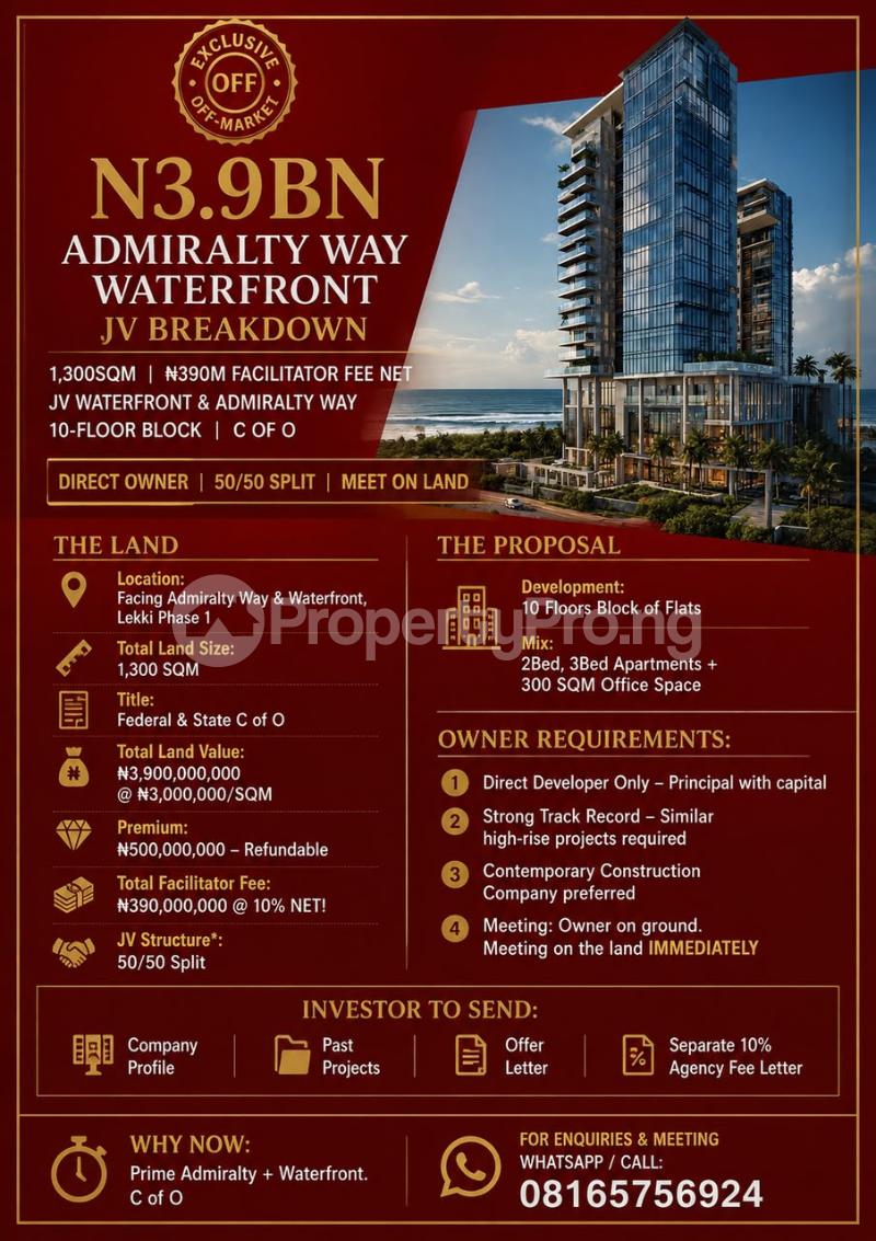 Land for sale Lekki Lagos