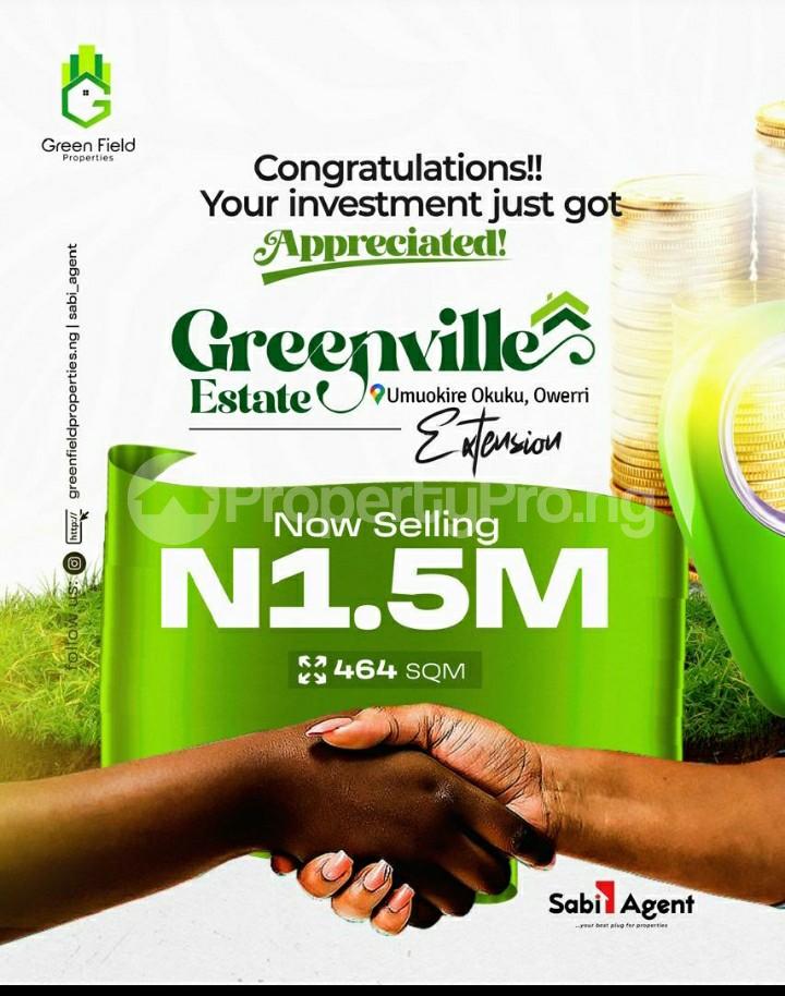 Land for sale ???along Umuonumi Umuokire Okuku Road ??? 10 Minute Away From A Living Environment ????? 40 Minutes Away From Owerri West Lga Hq & Police Station Owerri Imo