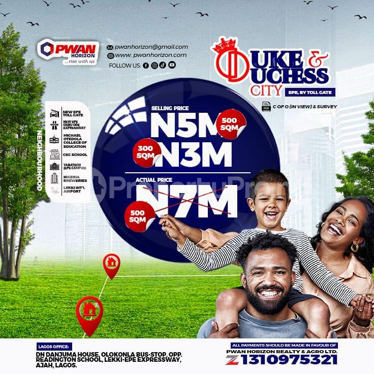 Land for sale Airport Toll Gate Epe Lagos