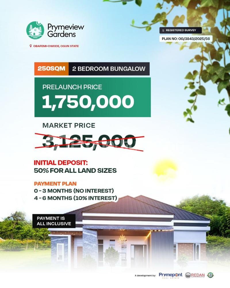 Land for sale Ofada Obafemi Owode Ogun - 0