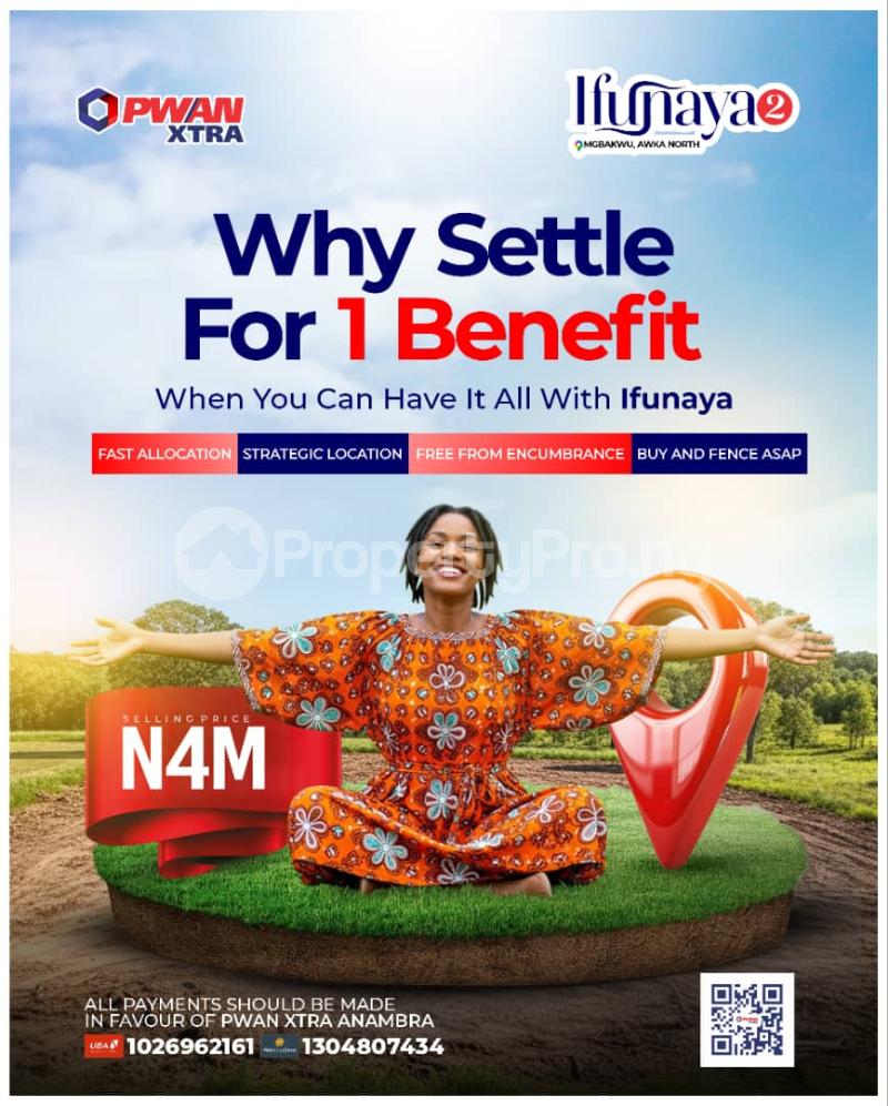 Land for sale 4 Minute Drive To Anambra State Polytechnic Mgbakwu Awka North Anambra - 0