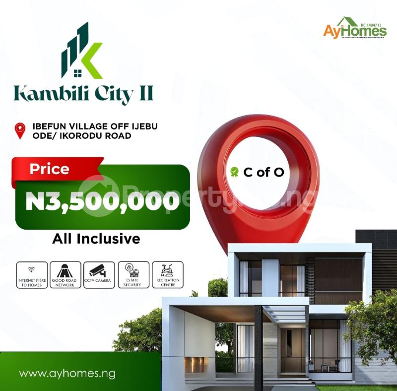 Land for sale Off Ijebu Ode Ikorodu Road Ikorodu Lagos