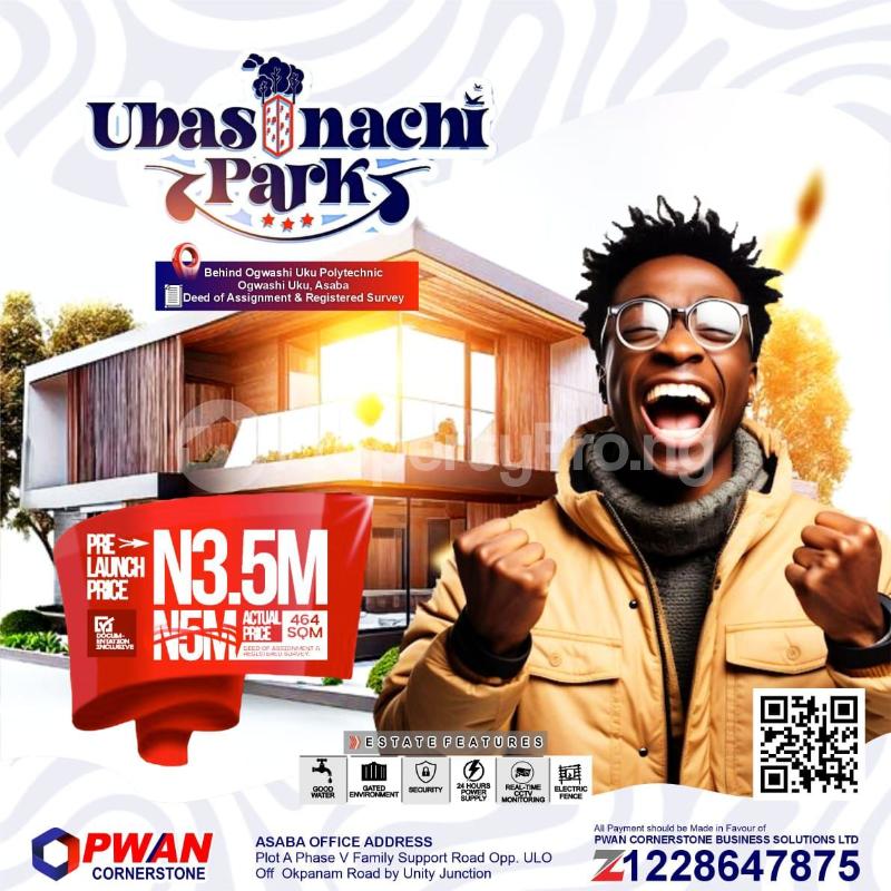 Land for sale Behind Ogwashi Uku Polytechnic Asaba Delta - 0