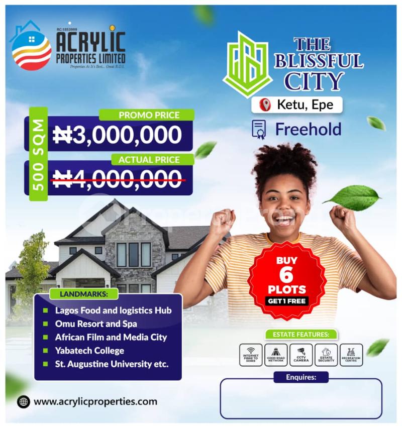 Land for sale Ketu Epe Lagos State Epe Lagos