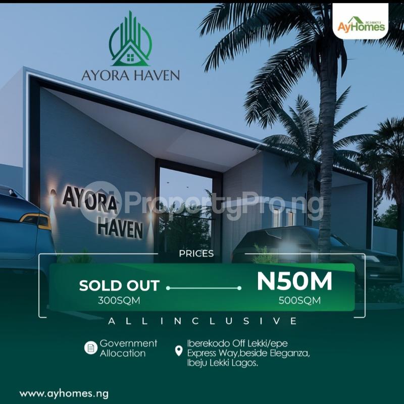 Land for sale Beside Eleganza Ibeju Lekki Lagos Ibeju-Lekki Lagos