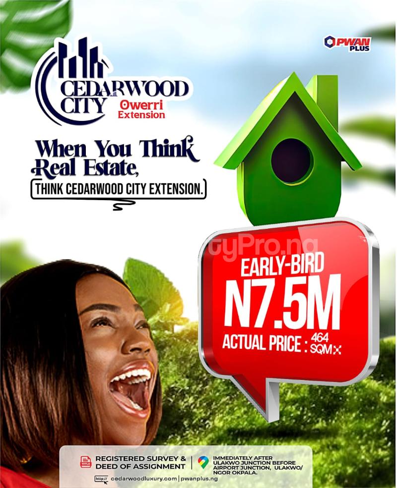 Land for sale Immediately After Ulakwo Junction Before Airport Junction, Alakwo/ Ngor Okpala Owerri Imo - 0