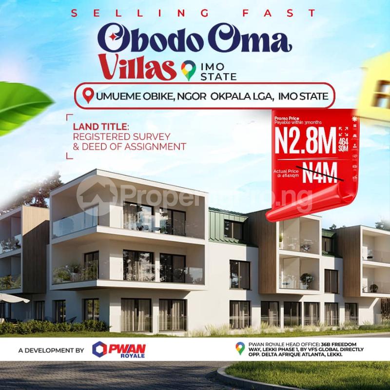 Land for sale Umueme Obike, Ngor-Okpala Imo