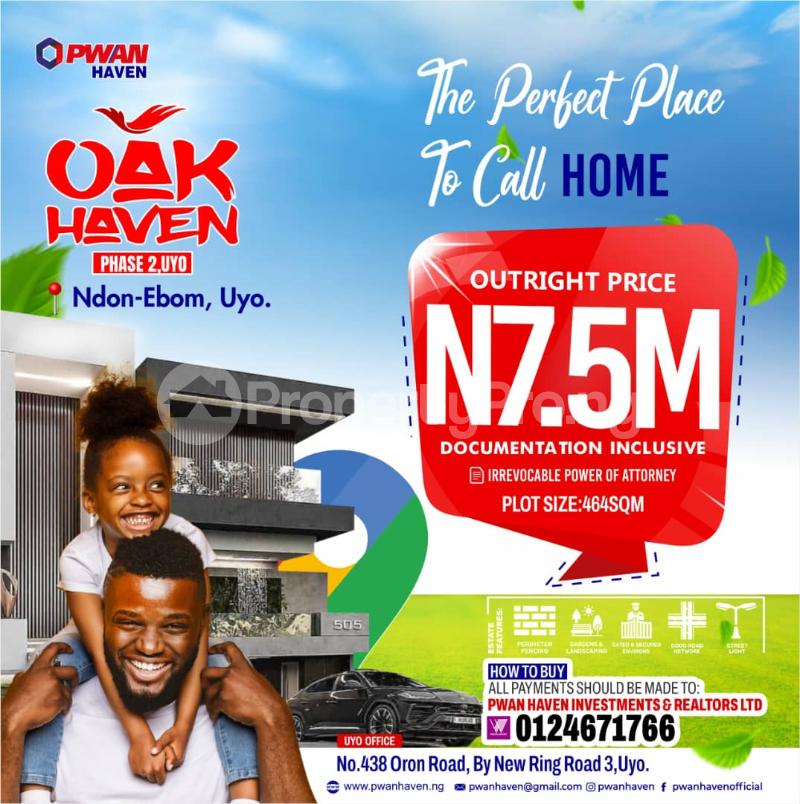 Land for sale Ndon Ebom, Uyo Akwa Ibom