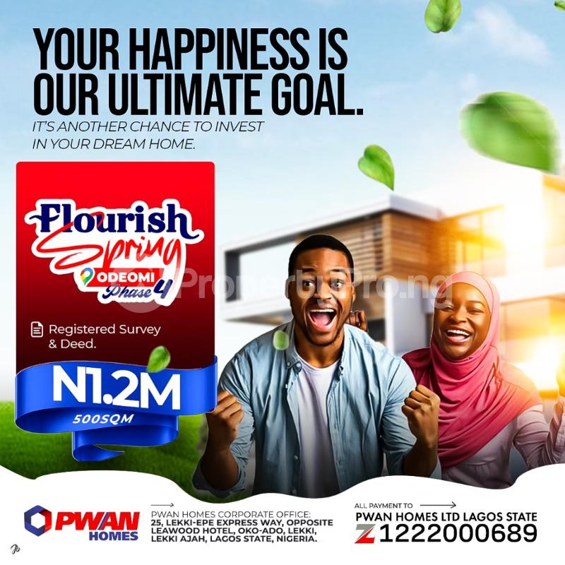 Land for sale Odeomi Ibeju-Lekki Lagos